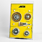 ČETKA ČELIČNA U GARNITURI - META - 5 kom