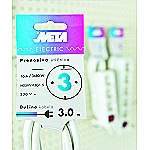 KABEL PRODUŽNI - 3 PRIKLJUČKA S PREKIDAČEM - META ELECTRIC KABEL PRODUŽNI - 3 PRIKLJUČKA S PREKIDAČEM - META ELECTRIC