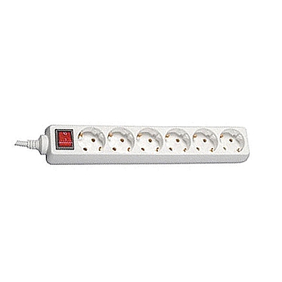 KABEL PRODUŽNI - 6 PRIKLJUČKA S PREKIDAČEM