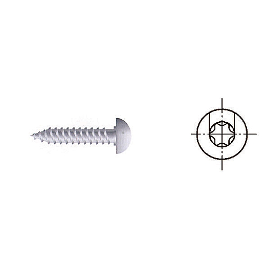 VIJAK ZA ŠARNIR - TORX - INOX