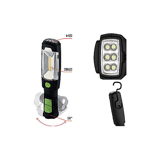 SVJETILJKA LED - COB + 6 LED
