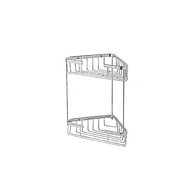 NOSAČ ŽIČANI KUTNI - INOX DUPLI