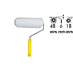 VALJAK POLYACRIL MULTICOLOR - PVC DRŠKA