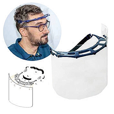 VIZIR ZAŠTITNI ZA LICE - PVC