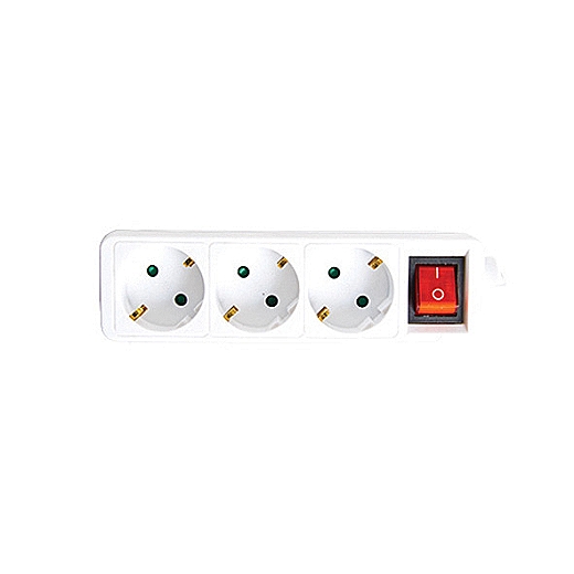 KABEL PRODUŽNI - 3 PRIKLJUČKA S PREKIDAČEM - META ELECTRIC