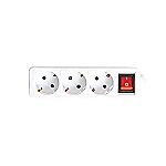 KABEL PRODUŽNI - 3 PRIKLJUČKA S PREKIDAČEM - META ELECTRIC KABEL PRODUŽNI - 3 PRIKLJUČKA S PREKIDAČEM - META ELECTRIC