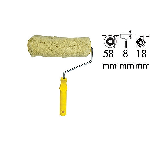VALJAK POLYAMID ZELENI - PVC DRŠKA - META